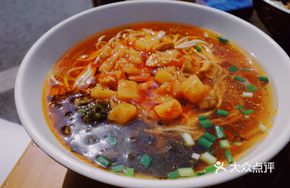 Salted Vegetable Spicy Pork Noodle Soup