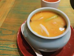 上汤鲜菌烩虾滑-京味斋·北京烤鸭(华威桥北工大店)