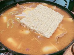 泡菜芝士年糕拉面土豪锅-京玉菲饭店(李村店)