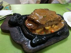 铁板西冷牛扒-胜利茶餐室