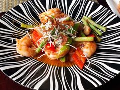 芦笋炒大虾-食肆&Fourteen(武林夜市店)