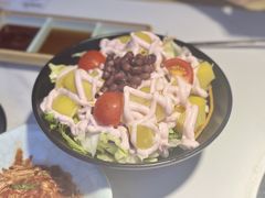 黄桃沙拉-猪啊牛呀羊啊铜盘烤肉(正大广场店)