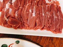 手切羊后腿-老门框爆肚涮肉(金宝街店)