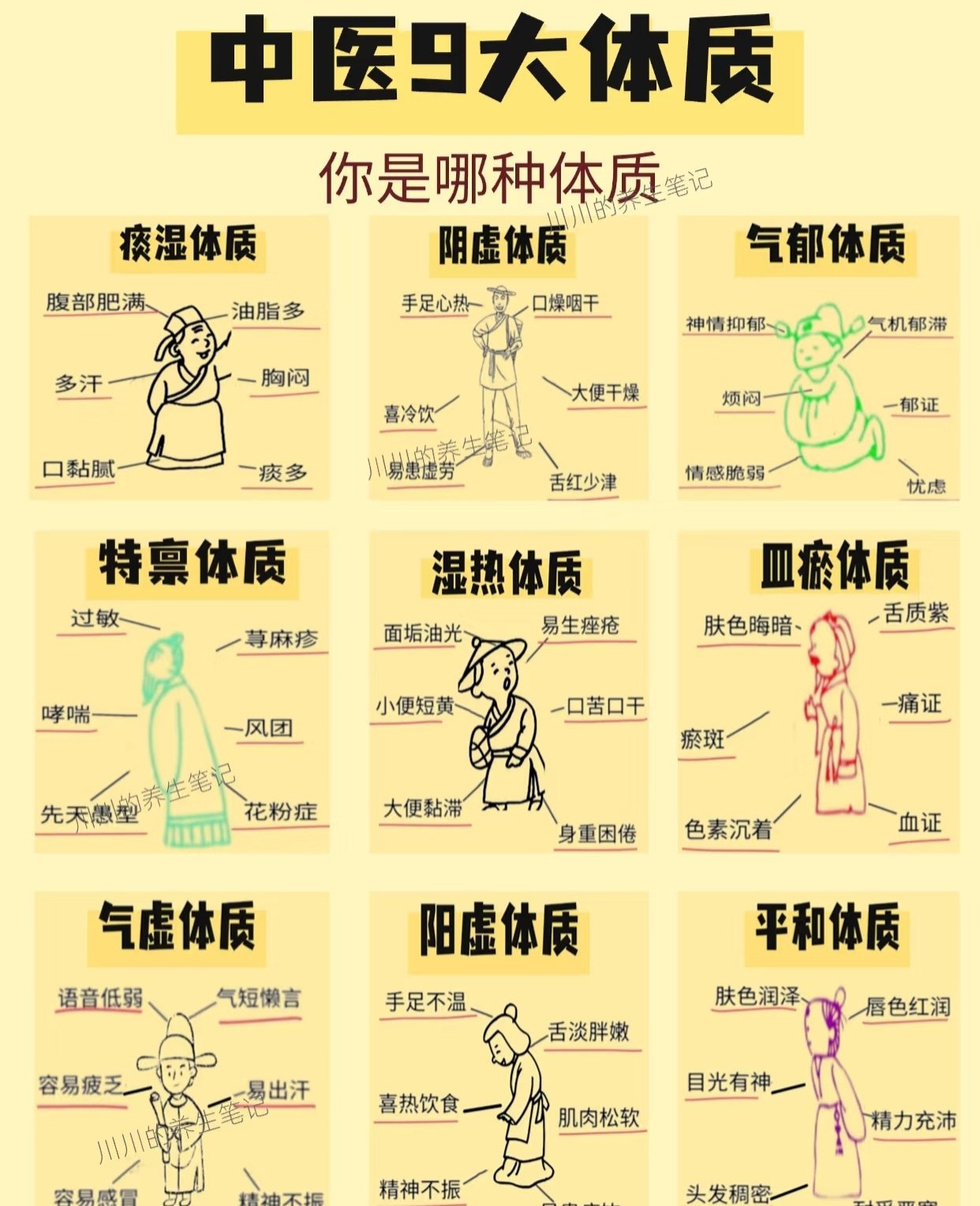 中医养生知识点归纳(中医养生知识点归纳图片)