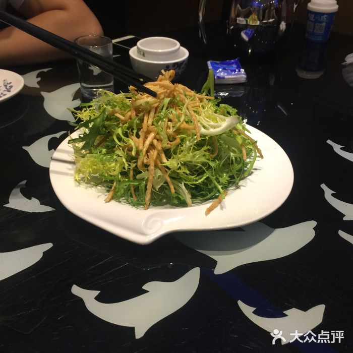 沸騰魚鄉(偉東新都店)苦菊拌饊子圖片