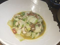 毛毛菜炒蘑菇-王荣法仓前羊锅