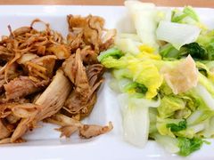 豆腐炒青菜-浙江大学玉泉校区四食堂