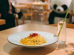 咸蛋黄蘑菇意面-幸薈飯堂