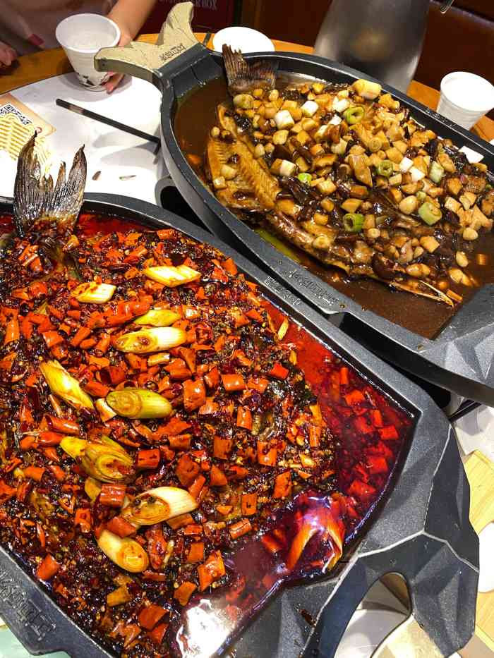 江边城外烤全鱼(公益西桥华联店)-"点了酱香味道的烤鱼很不错,很不错