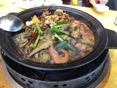 -蜀八婆鲍鱼鸡煲虾(宝安坪洲店)