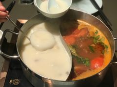 番茄牛膝骨猪肚鸡锅底-捞王锅物料理(上海世茂广场店)