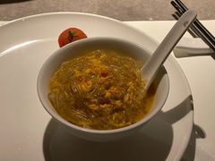 蟹粉烧豆面-木守西溪溪隐餐厅