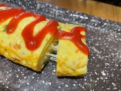 里面的芝士有拉丝-冰川冷面·延边菜·炭烤串(观前店)