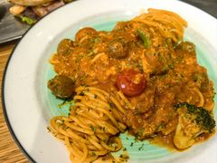 意式肉丸子酱天使面-魏斯理汉堡(西安沣东吾悦店)