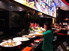 自助取餐区-四海一家自助餐(益田假日广场店)