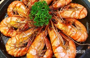 Black Pepper Garlic Grilled Shrimp