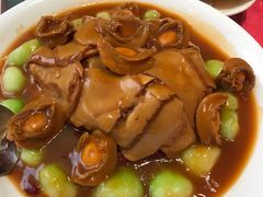 鲍汁百灵菇扣六头鲍鹅掌-港湾宴会厅(京基百纳店)