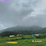 如来谷 雷雨交加的露营