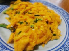 小葱炒土鸡蛋-云河农家乐饭店(福禄缘树山店)
