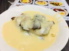 猪颈肉芝士捞公仔面-新记餐厅(香槟大厦店)