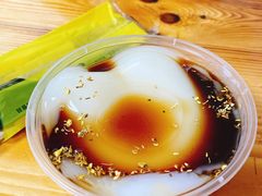 红糖桂花凉糕-胖胖板凳面