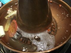 清汤锅底-羊肉街口老银川滩羊涮肉馆