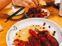花雕醉龙虾-丁记盐蘸牛肉·新杭菜(河东路店)