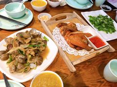 姜葱炒哈花螺-南海渔家•海鲜•正宗海南菜(海棠湾店)