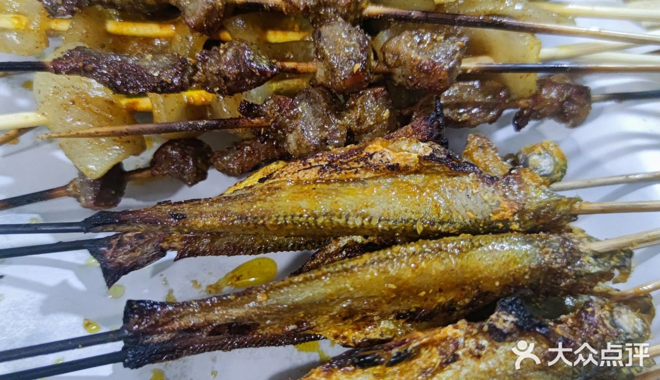 第1⃣️次吃这么干净、整齐的小黄鱼🐟烤串🔥🌶️