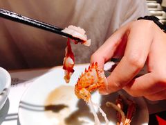 蟹腿刺身-蟹田居·活蟹料理(东城店)