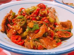 油爆土猪肝-荆九爷爆炒桥头三嫩(浙大店)