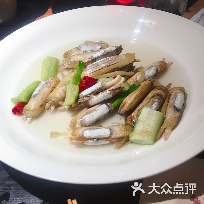 鸡毛兑糖·尚宴盐水长街蛏子图片-北京海鲜-大众点评网