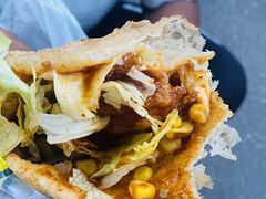 -小红车炸蛋葱油饼
