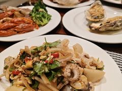 -广州万富希尔顿酒店·感趣自助餐厅·金秋蟹宴生蚝海鲜刺身烧烤