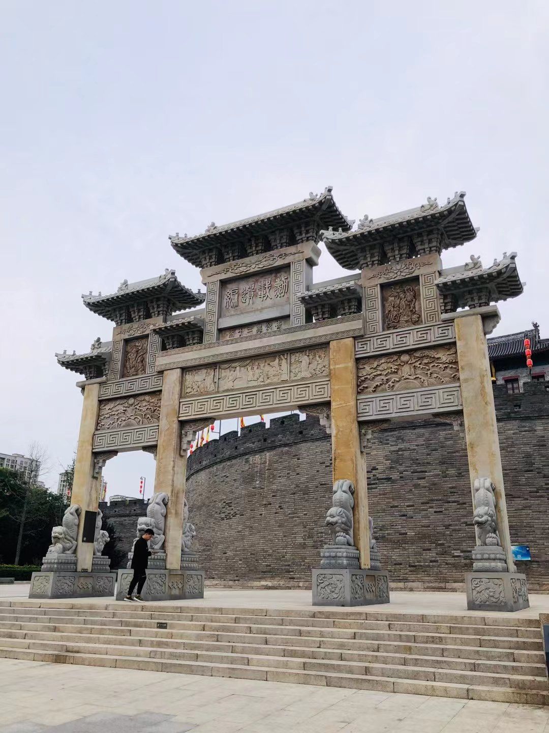 到这边肯定要来即墨古城逛一逛啦,不要门票
