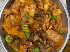 -尕有炕锅烤羊肉