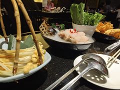 湖南炸豆皮-捞王猪肚鸡火锅(财富中心店)