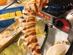 -鲜入围煮花胶鸡海鲜火锅
