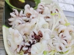 芥末白灼八爪鱼-贞姨美食·老字号海鲜大排档