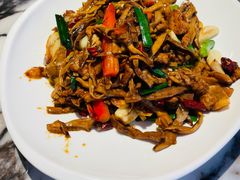 三层肉炒建瓯笋芽-四道菜·福建菜馆(新街口金鹰店)