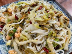 糟菜虾仁炒粉干-福州人铭小吃