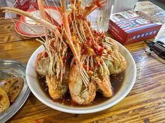 芥末罗氏虾-冶建镜子·老南昌大排档·江西虾王(总店)
