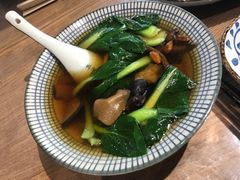 青菜菌菇汤-八珍手工水饺·妈妈的爱(传芳巷店)
