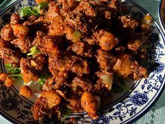 孜然羊肉-北大地皖峰饭馆