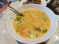 海鲜疙瘩汤-巧克力渔家.小船海鲜胶东菜(万平口店)