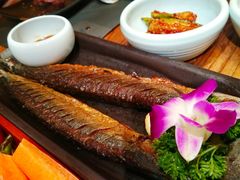烤秋刀鱼-黑牛の店·和牛烧肉(大悦城店)