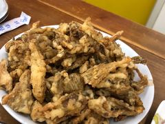 椒盐蘑菇-老狼大盘鸡(长里村店)