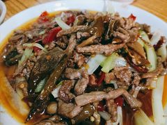 泡椒肉丝-人和水上飘(第一家店)