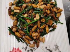韮菜花炒蚕蛹-池记大牌档(广纸店)