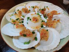 粉丝蒸扇贝-园林美食城·本土农家菜(杨和镇店)